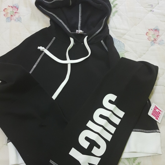 Juicy Couture Sweaters - Juicy Couture Cropped Hoodie